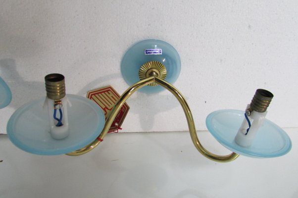 Opal Sconces, 1950s, Set of 2-RDN-568363