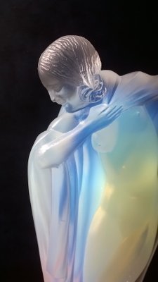 Opalescent Glass Nude Figure from Etling, 1920s-EI-739521