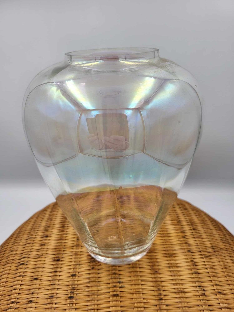 Opalescent Glass Vase, 1970s