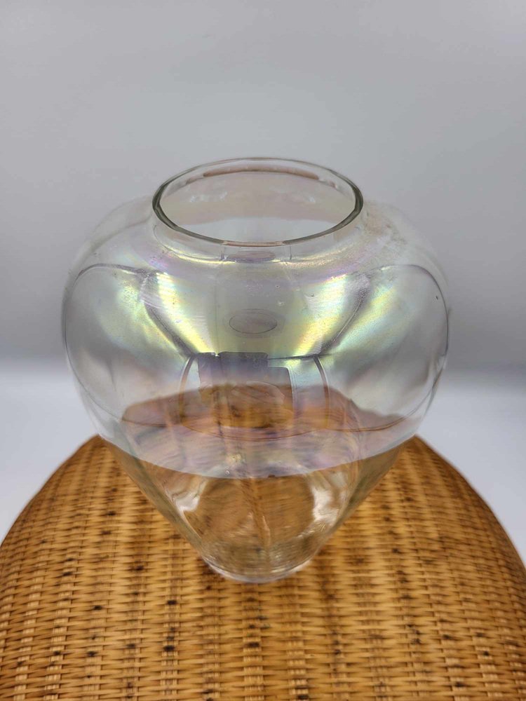 Opalescent Glass Vase, 1970s