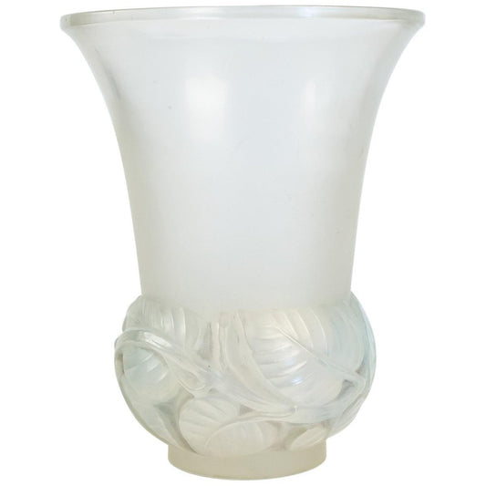 Opalescent Lilas Vase by Rene Lalique