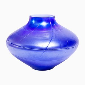 Opalescent Violet Glass Vase in the Style of Loetz-FSD-1121801