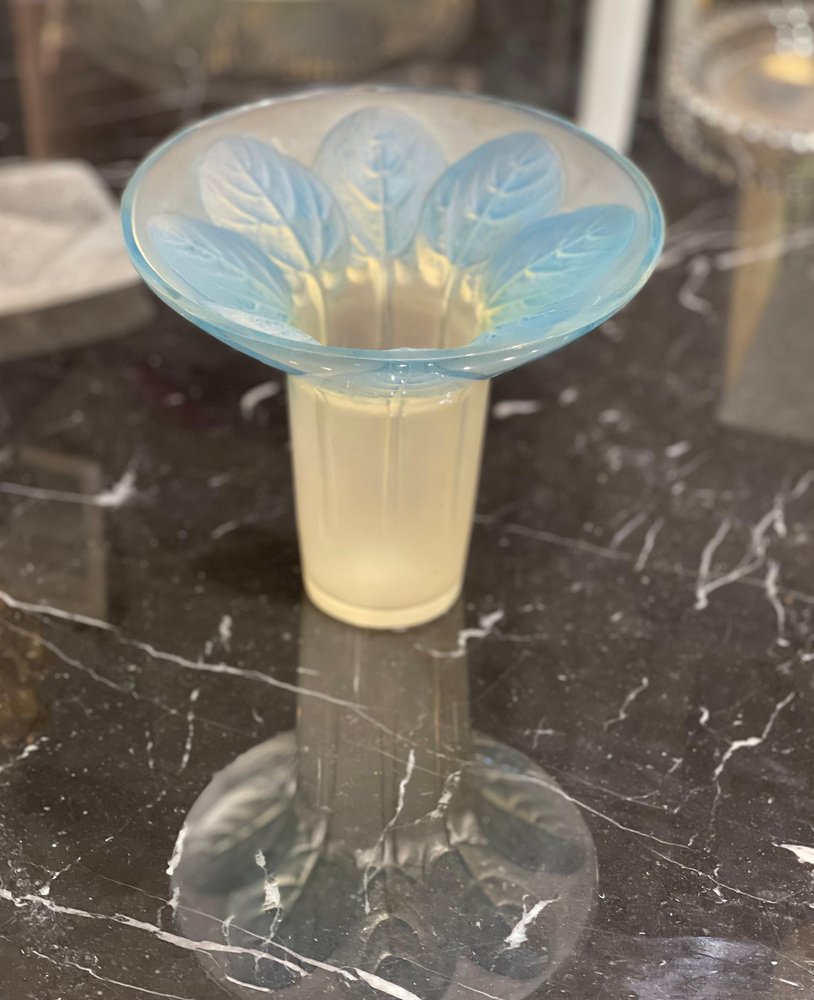 Opalescent Violets Vase by Rene Lalique