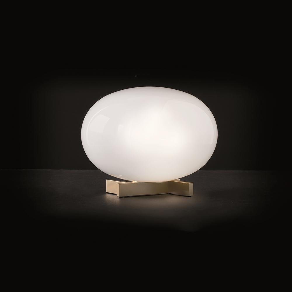 Opaline Blown-Glass Alba Table Lamp by Mariana Pellegrino Soto for Oluce