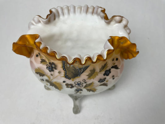 Opaline Enamelled Glass Bowl