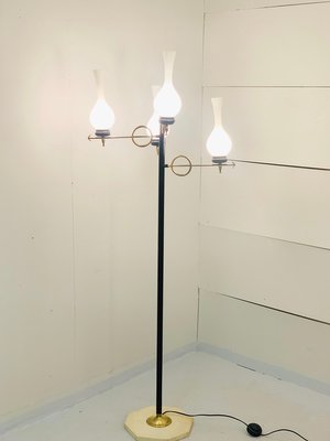 Opaline Floor Lamp, Italy, 1950s-FGA-923633