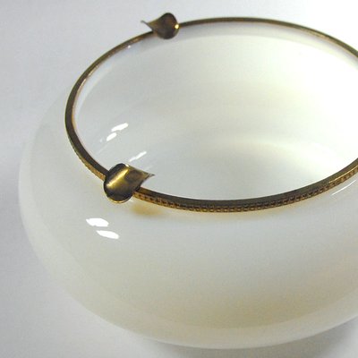 Opaline Glass Ashtray by Vincenzo Nason for VNC, 1960s-GIW-1196328