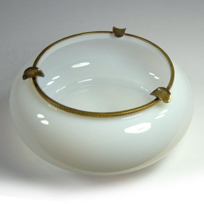 Opaline Glass Ashtray by Vincenzo Nason for VNC, 1960s-GIW-1196328