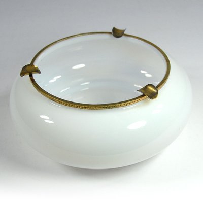 Opaline Glass Ashtray by Vincenzo Nason for VNC, 1960s-GIW-1196328