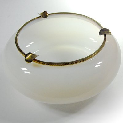 Opaline Glass Ashtray by Vincenzo Nason for VNC, 1960s-GIW-1196328