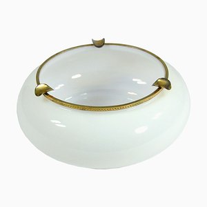 Opaline Glass Ashtray by Vincenzo Nason for VNC, 1960s-GIW-1196328