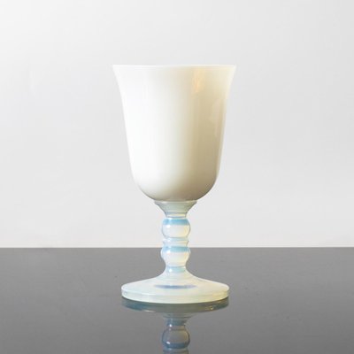 Opaline Glass Goblet Vase from Sevres, 1960s-IXK-1348955