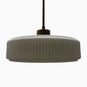 Opaline Glass Light Pendant, 1950s-JJC-1760064