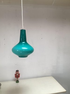 Opaline Glass Pendant Lamp by Massimo Vignelli for Venini Murano, Italy, 1950-SU-1263694