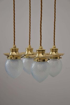 Opaline Glass Pendant Lamp from Jugendstil-SPD-978457