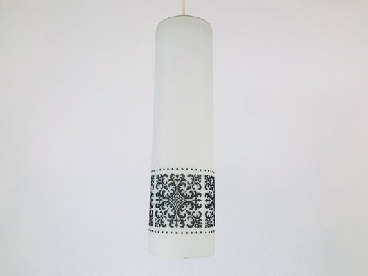 Opaline Glass Pendant Lamps from Limburg, 1960s, Set of 3-PUK-617819