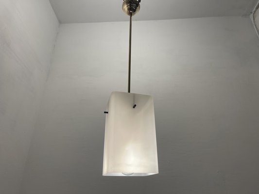 Opaline Glass Pendant Light from Stilnovo, 1950s-JJC-1763423