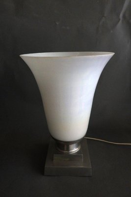 Opaline Glass Tulip Lamp, 20th Century-WSV-1287186