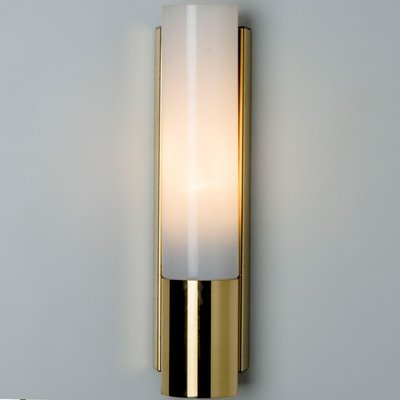 Opaline Glass Wall Lights from Glashütte Limburg, 1970, Set of 2-VDW-2032761