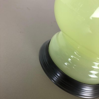 Opaline Murano Glass Lime Table Light by Cenedese, 1960s-QZ-1132568