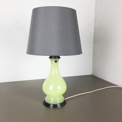 Opaline Murano Glass Lime Table Light by Cenedese, 1960s-QZ-1132568