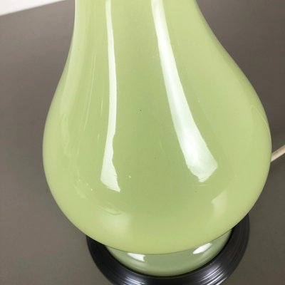 Opaline Murano Glass Lime Table Light by Cenedese, 1960s-QZ-1132568