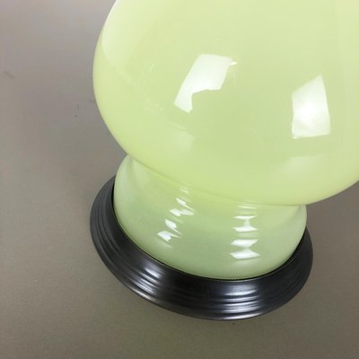 Opaline Murano Glass Lime Table Light by Cenedese, 1960s-QZ-1132568