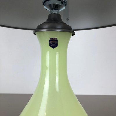 Opaline Murano Glass Lime Table Light by Cenedese, 1960s-QZ-1132568