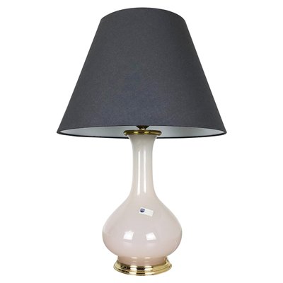 Opaline Murano Glass Table Light by Cenedese, Italy, 1960-QZ-1132569