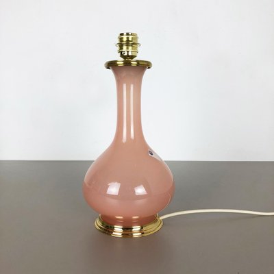 Opaline Murano Glass Table Light by Cenedese Vetri, Italy, 1960s-QZ-1052922