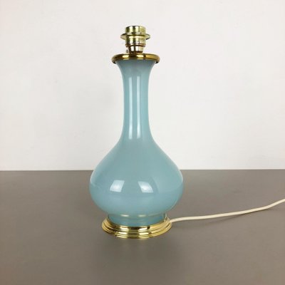 Opaline Murano Glass Table Light by Cenedese Vetri, Italy, 1960s-QZ-1052923