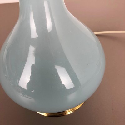 Opaline Murano Glass Table Light by Cenedese Vetri, Italy, 1960s-QZ-1052923