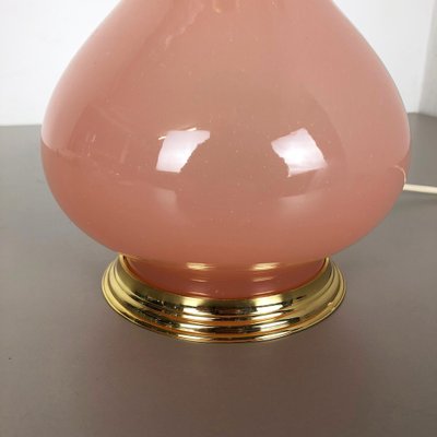 Opaline Murano Glass Table Light by Cenedese Vetri, Italy, 1960s-QZ-1052922