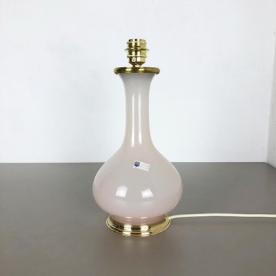 Opaline Murano Glass Table Light from Cenedese Vetri, Italy, 1960s-QZ-1053002