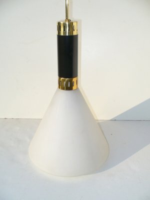 Opaline Pendant Lamp from Stilnovo, 1950s-EI-361957