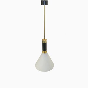 Opaline Pendant Lamp from Stilnovo, 1950s-EI-361957