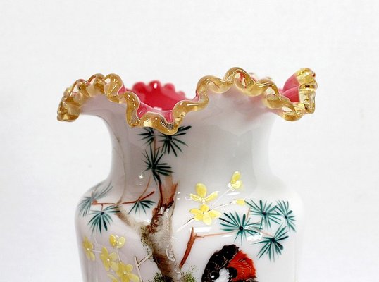 Opaline Vases, 1900s, Set of 2-RVK-995057