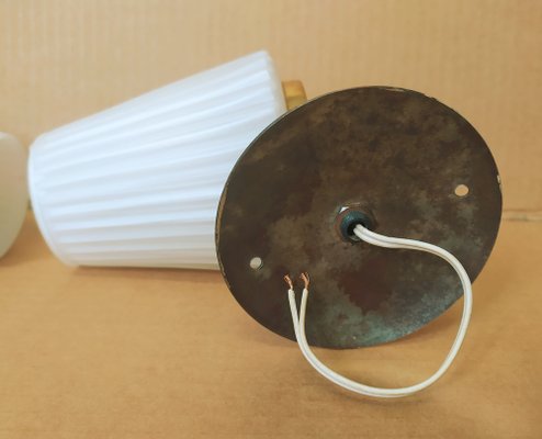 Opalino Wall Lights from Stilnovo, 1950s, Set of 2-EI-1356783