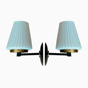 Opalino Wall Lights from Stilnovo, 1950s, Set of 2-EI-1356783