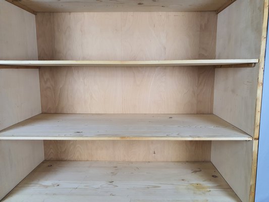 Open Bookcase in Burl Mahogany, 1950s-ZUW-1406537