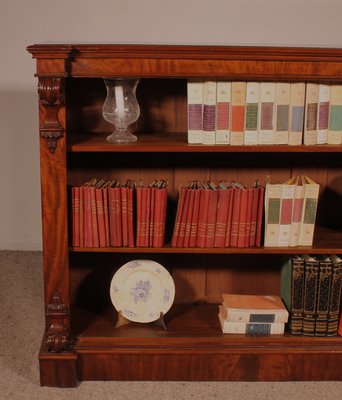 Open Bookcase in Mahogany, England, 19th Century-HPU-1765039