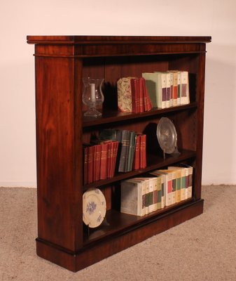 Open Bookcase in Mahogany, England, 19th Century-HPU-1761692