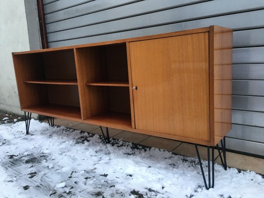 Open Bookcase on Metal Legs, 1970s-WQQ-1112903