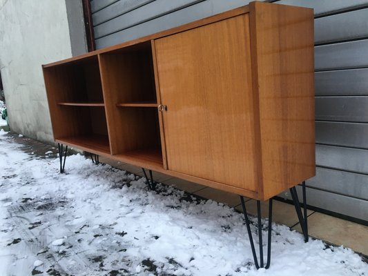 Open Bookcase on Metal Legs, 1970s-WQQ-1112903