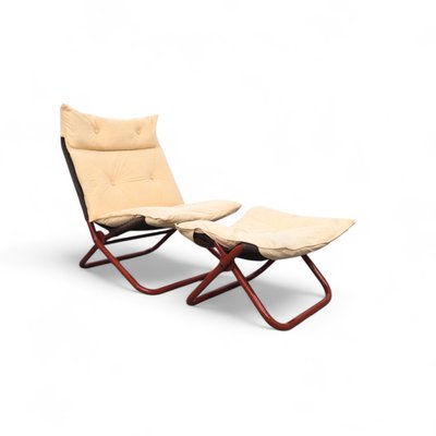 Open Folding Lounge Chair by Jan Dranger and Johan Huldt for Innovator, 1970s-TLV-2018174