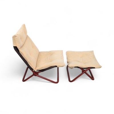 Open Folding Lounge Chair by Jan Dranger and Johan Huldt for Innovator, 1970s-TLV-2018174