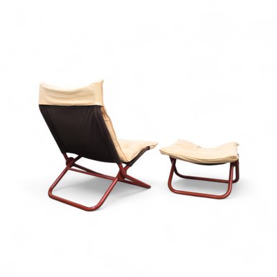 Open Folding Lounge Chair by Jan Dranger and Johan Huldt for Innovator, 1970s-TLV-2018174