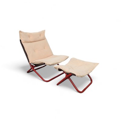 Open Folding Lounge Chair by Jan Dranger and Johan Huldt for Innovator, 1970s-TLV-2018174