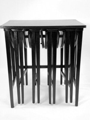 Openable Nesting Tables from Mundus, Vienna, 1910s, Set of 5-UWE-967331