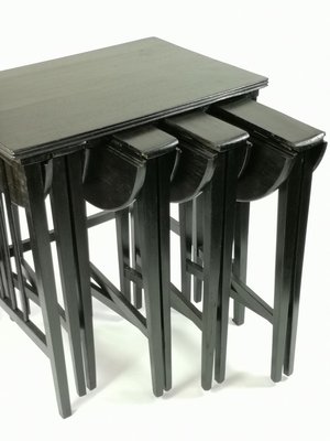 Openable Nesting Tables from Mundus, Vienna, 1910s, Set of 5-UWE-967331